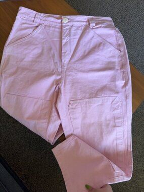 Shelter Clothing Hand-Dyed Pink Brewers Pants NWOT size 18